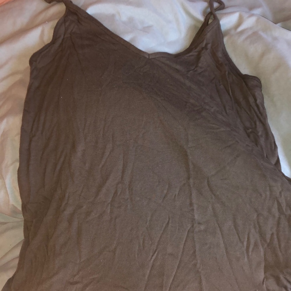 Olive green Tank top